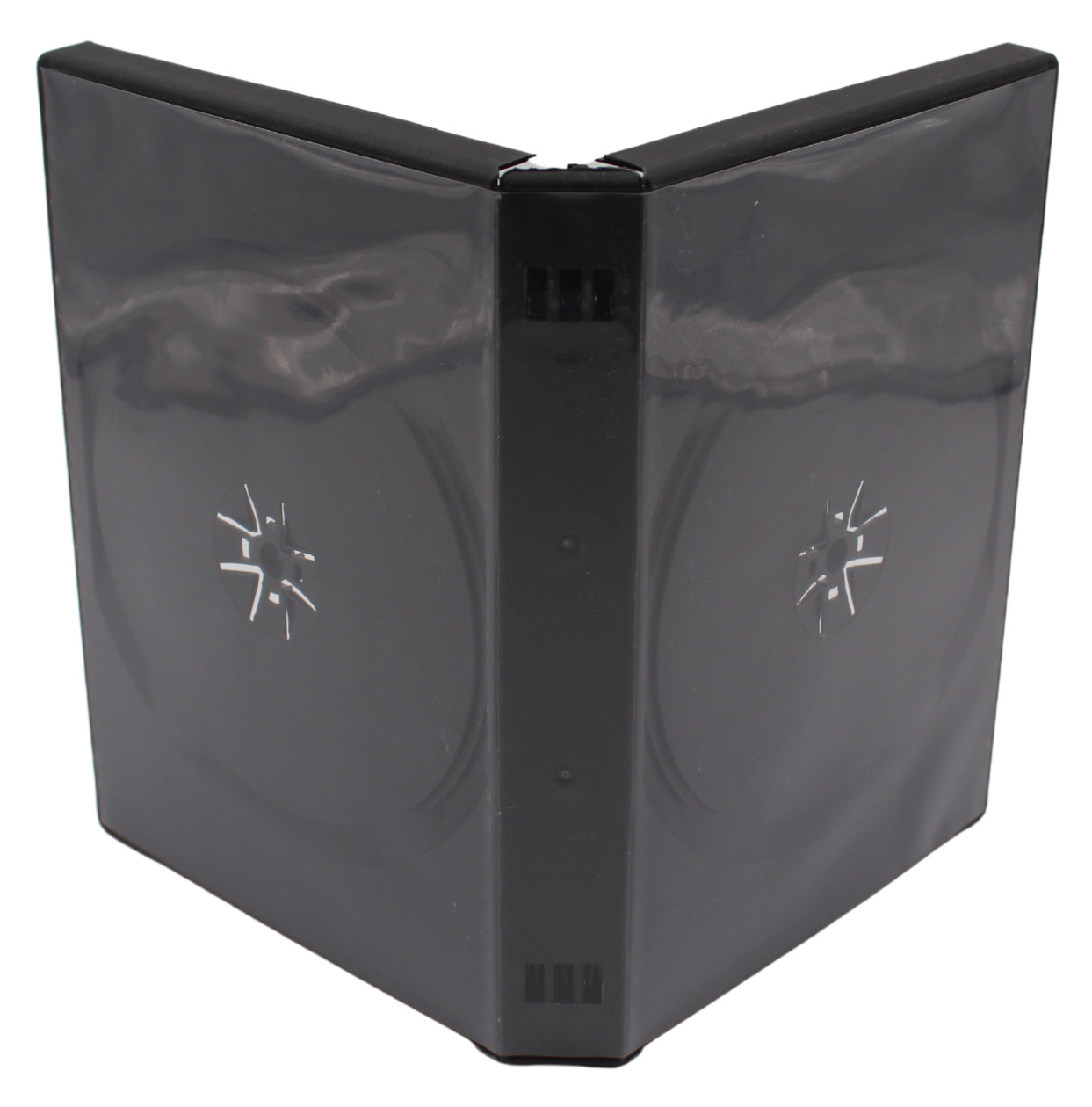 Standard Black DVD 8-Disc 27mm New Replacement Premium Movie Storage Shell Case
