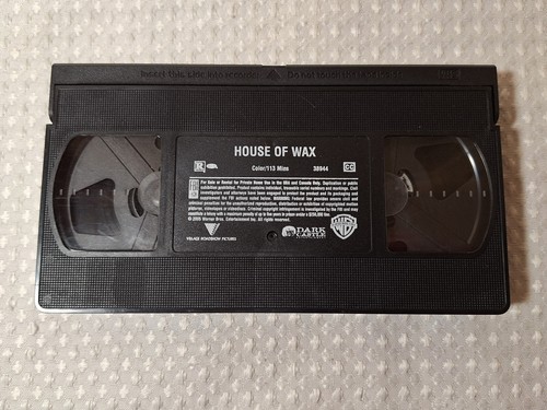 House of Wax VHS 2005 Horror Movie RARE Tape Only no Slipcover Box