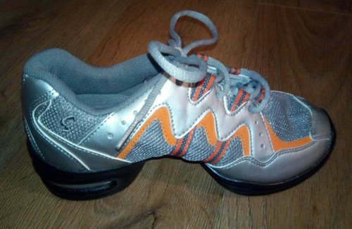 silver dance sneakers