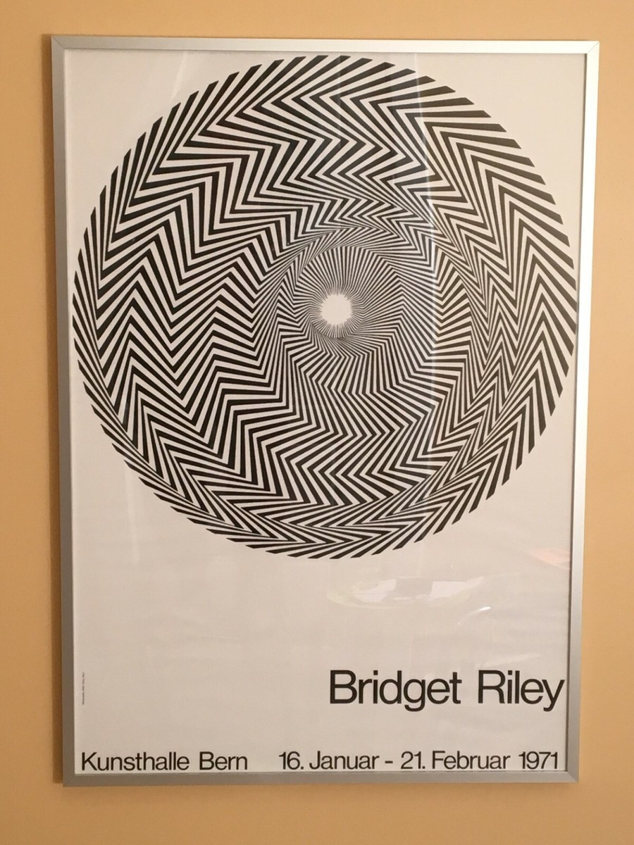Bridget Riley ポスター Bridget Riley | A Poster for Bridget Riley 'Paintings and
