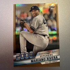2020 Topps Chrome MARIANO RIVERA 2000’s Decades Best Gold 01/50 NY YANKEES HOF