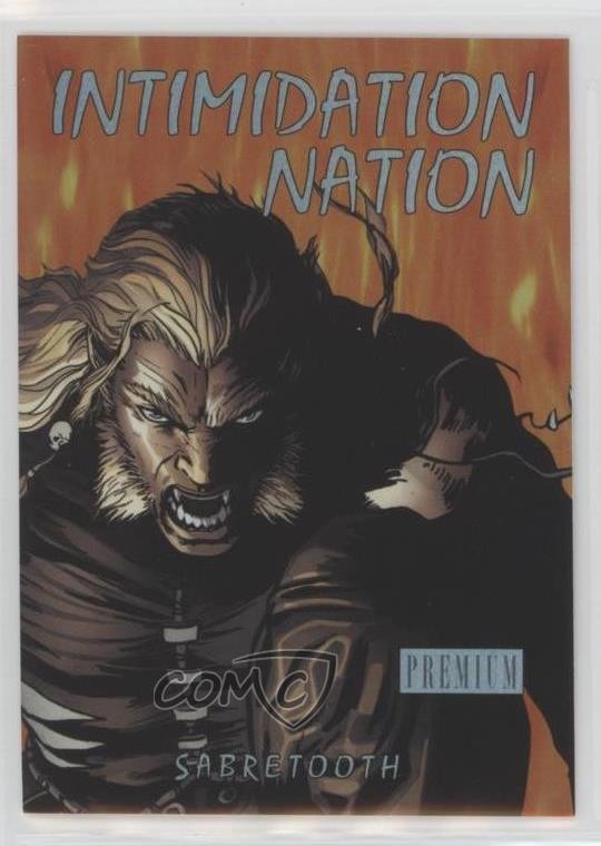 2013 Marvel Fleer Retro Skybox Premium Intimidation Nation Sabretooth #9IN 0kg8