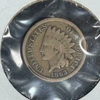 1863 INDIAN HEAD CENT ~ VG ~ NICE COIN ~