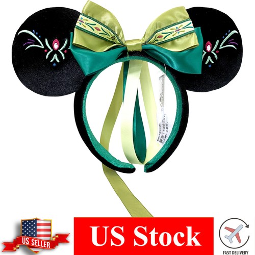 Disney's Resort Anna Princess Minnie Mouse Ears Frozen Fantasy Springs Headband