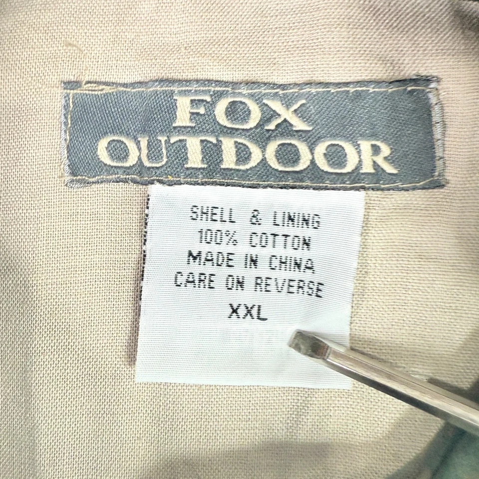 Digital Camo Hooded Vest Mens 2XL Full Zip Hunting Zip Pockets Packable Hood - Image 2 of 4