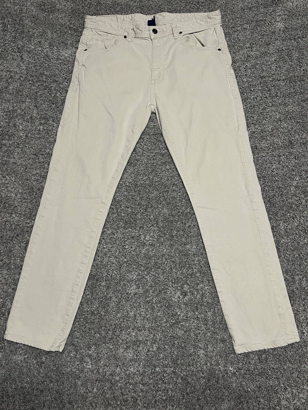 johnnie-O Pants Pants Mens 34x30 Stone Wash 5-Pocket Stretch Straight Leg Chino