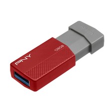 PNY USB 3.0 Flash Drive, 128GB, Assorted Colors, P-FD128ELEDG