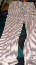 Liberty For Target Striped White Red Women's Multifaceted Dress/Lounge SZ 7