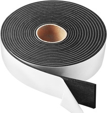 High Density Foam Tape,2 Inch Wide X 1/8 Inch Thick Door Insulation Tape,Adhesiv