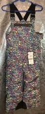 Boulder Gear Youth Girls Cooper Bib Snow pants Size M Multi-Color NWTs
