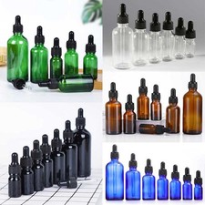 Bulk Buy 5ml-100ml Luxury Glass Dropper Bottle w/ Essential Oil Drop Container B