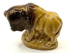 Vintage, Wade Bison Figurine, Porcelain, Red Rose Tea, England