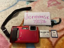 Olympus Tough TG-830 iHS 16.0MP Digital Camera - Red