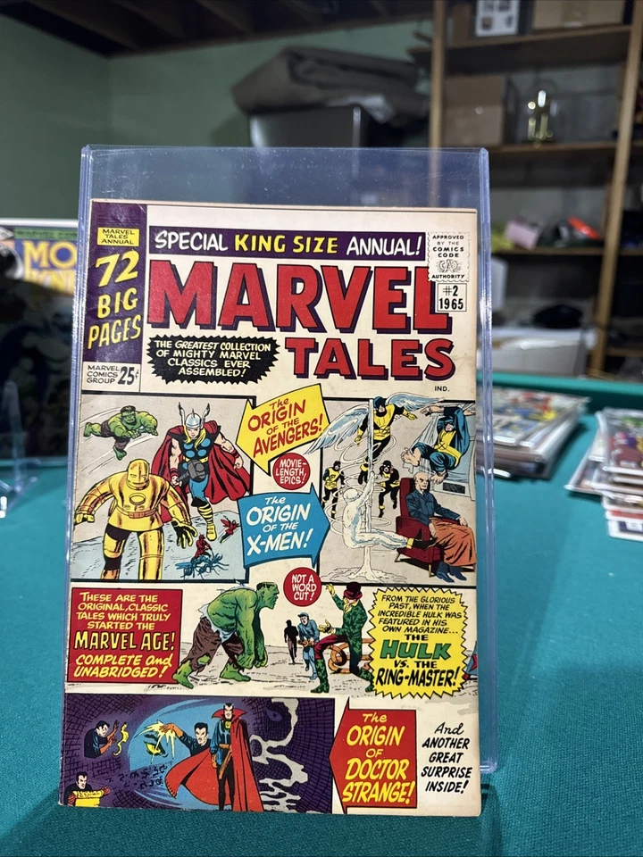 1965 Marvel Tales #2 CGC 6.0-X-Men 1 Avengers 1 Origem Dr Strange Hulk CADRINHO CHAVE - Imagem 2 de 4