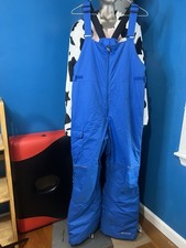 Columbia Boys XLBlue Snow Pants Bib Ski Snowboard Waterproof Insulated Youth