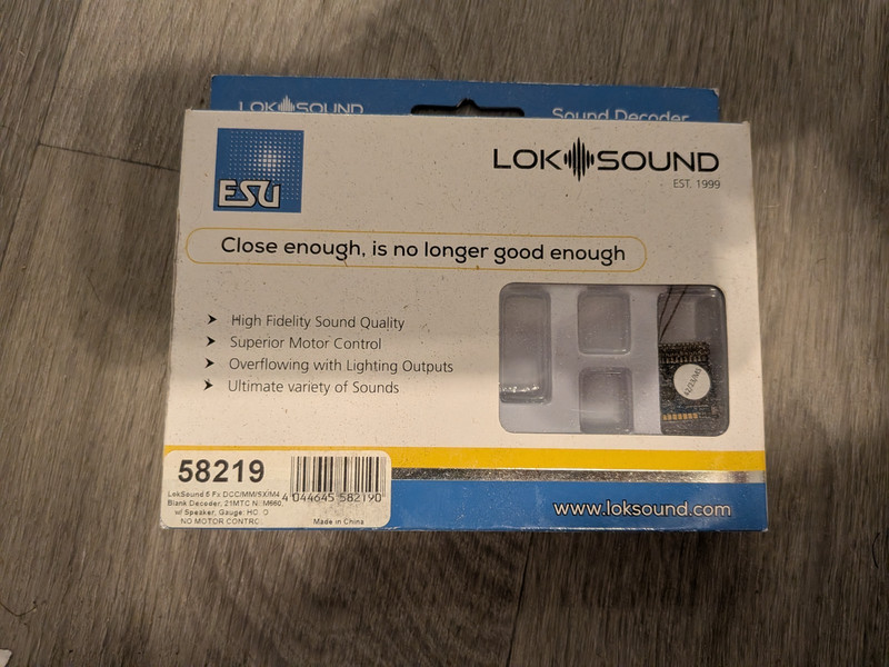 Loksound Esu Dcc Sound Decoder 21pin
