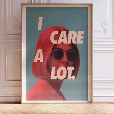 I Care A Lot Movie Poster Wall Art Print Decor Modern Graphic