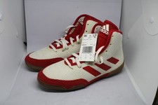 Adidas Men&rsquo;s FW0395 Tech Fall 2.0 White & Red 2020 Wrestling Shoes Size 3 1/2