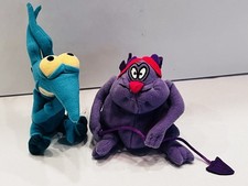 Disney Store Pain  Panic Hercules Bean Bag Vintage Plush Character Toys BIN 52