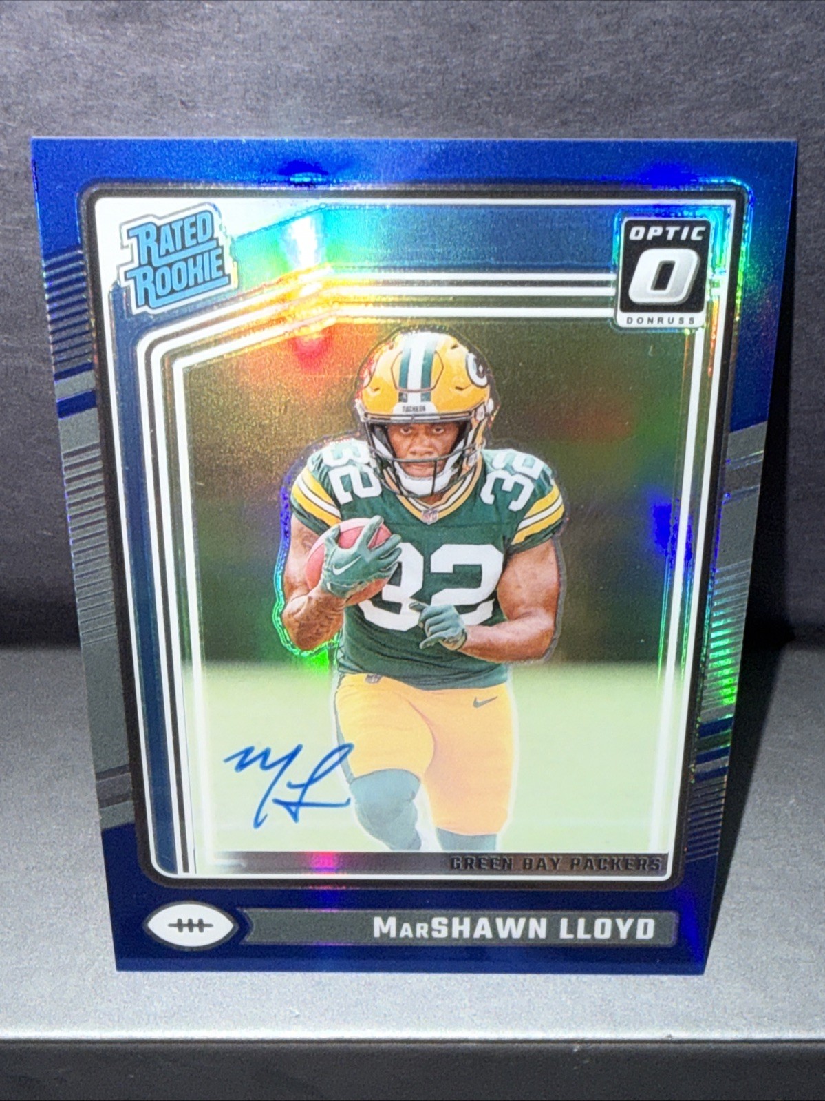 MarShawn Lloyd Panini Donruss Optic #275 Autograph Blue