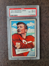 1952 Bowman Large Football Cards 9
