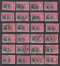 Trinidad and Tobago: Collection of GVI 60c stamps