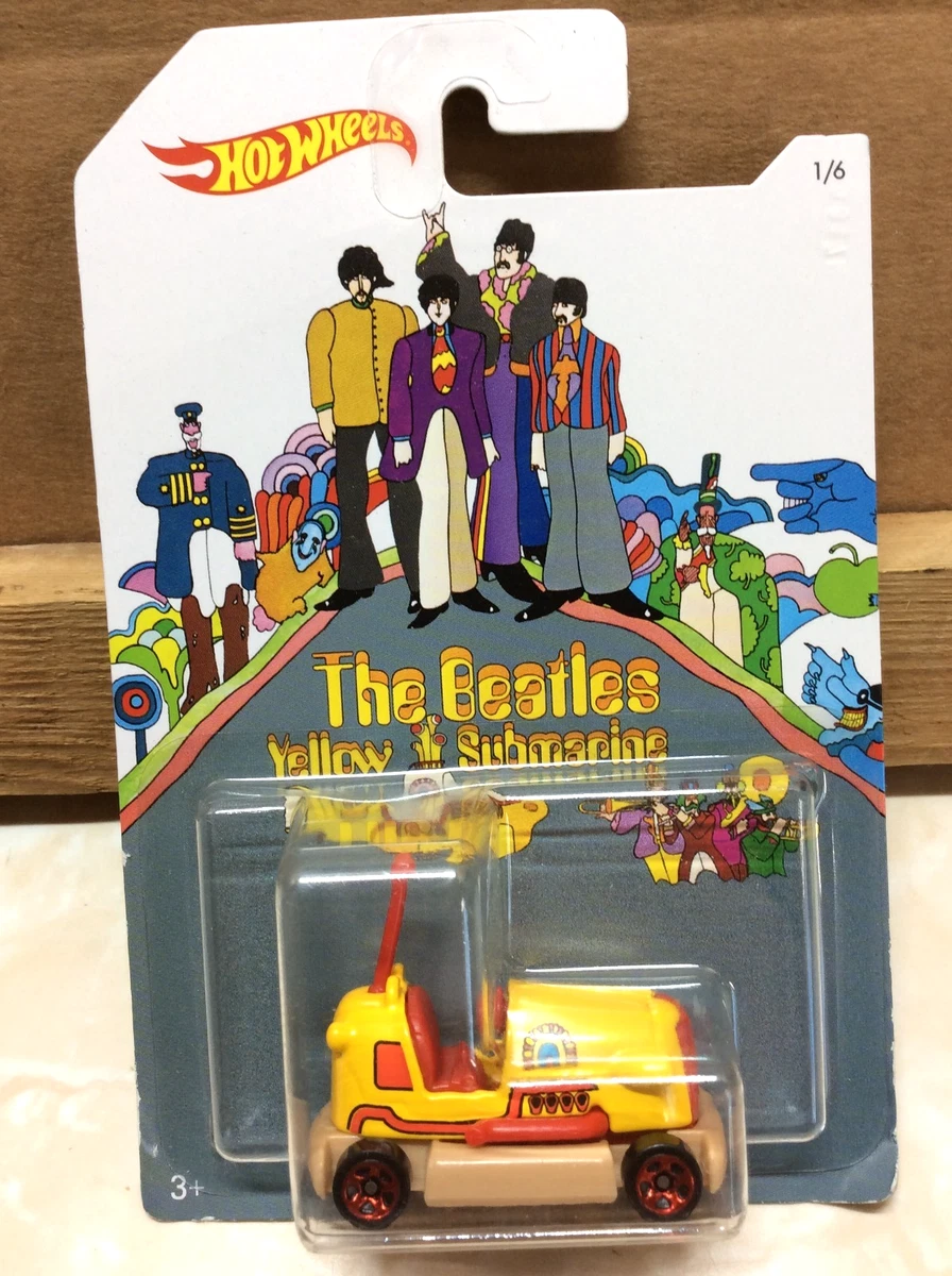 Hot Wheels The Beatles Yellow Submarine Contemporary Diecast Cars