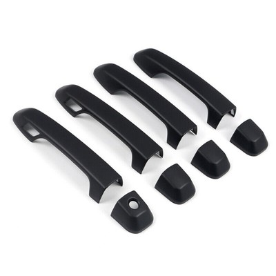 Türgriffabdeckungen Matte Schwarz ABS Für Toyota 4Runner 2010-2023 8 Stück Set