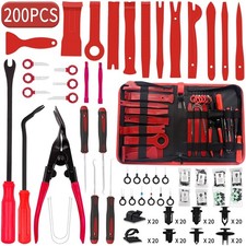 Trim Removal Tool, 200PCS Trim Tool Auto Removal Kit, Plastic Panel Fastener ...