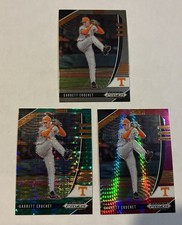Lot Of (3) Garrett Crochet 2020 Prizm College Rookie RC Red Purple Hyper Green