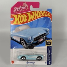 Hot Wheels 1956 Corvette Pink Barbie The Movie HW Screen Time 9/10 Chevy