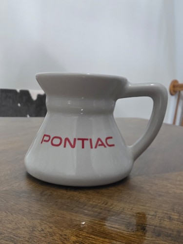 1980s Pontiac Ceramic "No Spill" Promotional Mug