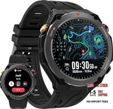 Military Smart Watch with GPS Tracker, Pressure/Altitude/Compass, Rugged