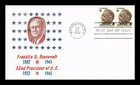 US COVER FRANKLIN D ROOSEVELT PROMINENT AMERICANS FDC KHOL KRAFT CACHET