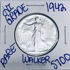 1942 WALKING LIBERTY SILVER HALF DOLLAR AUTHENTIC U.S.MINTCOIN FREESHIPPING 5700