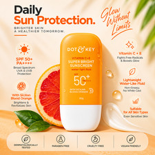 Dot  Key Vitamin C E Super Bright Sunscreen SPF 50 PA   30g Water-Light Fluid