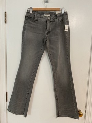 NWT We The Free Jeans Womens Size 27 Gray Stillwater Low Rise Slim Flare Leg