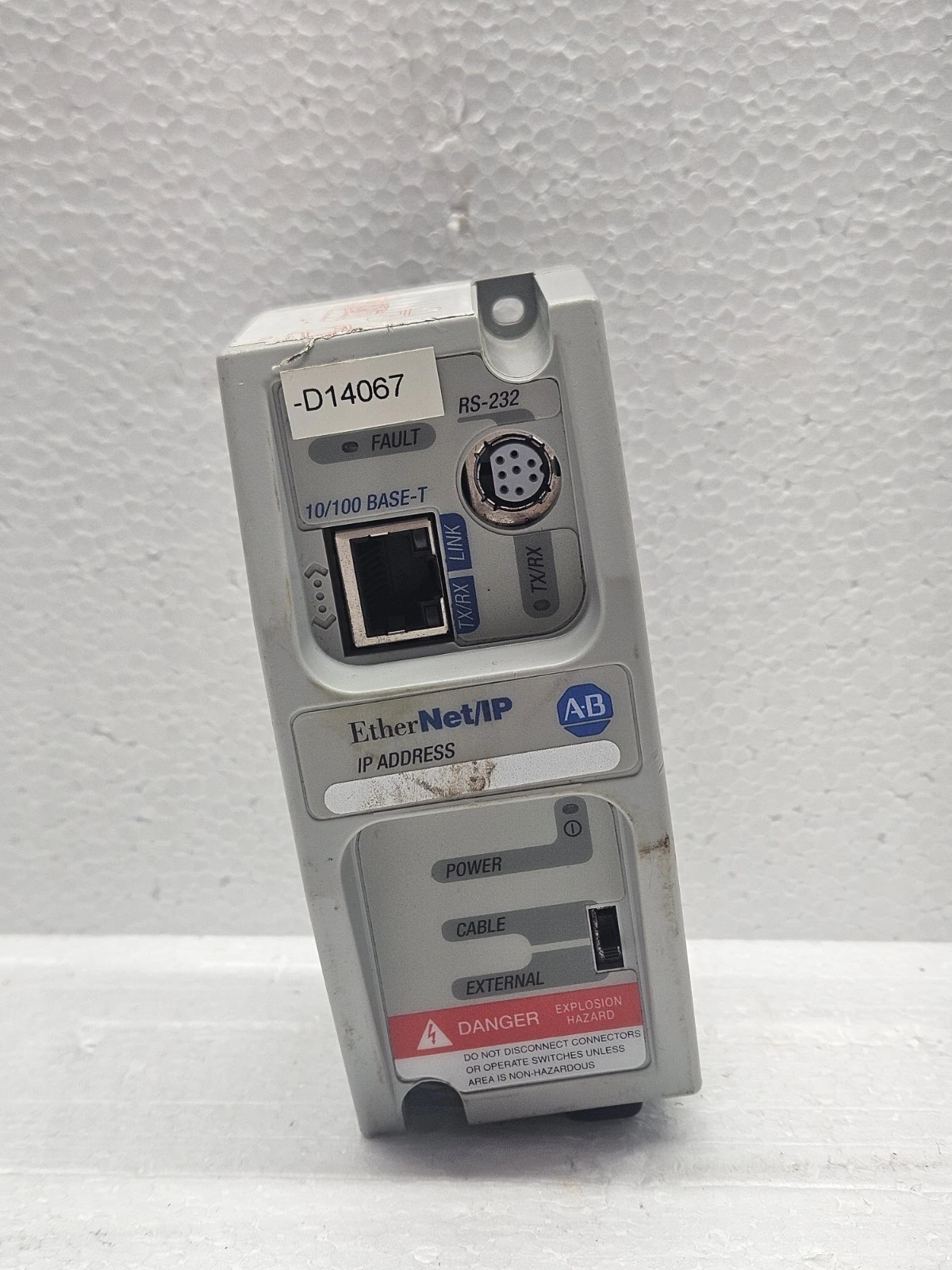 Allen-Bradley 1761-NET-ENI Used Working MicroLogix Ethernet Interface