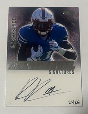 Rashee Rice 2023 Sage Next Level Signatures Silver On Card Rookie Auto /25 KC