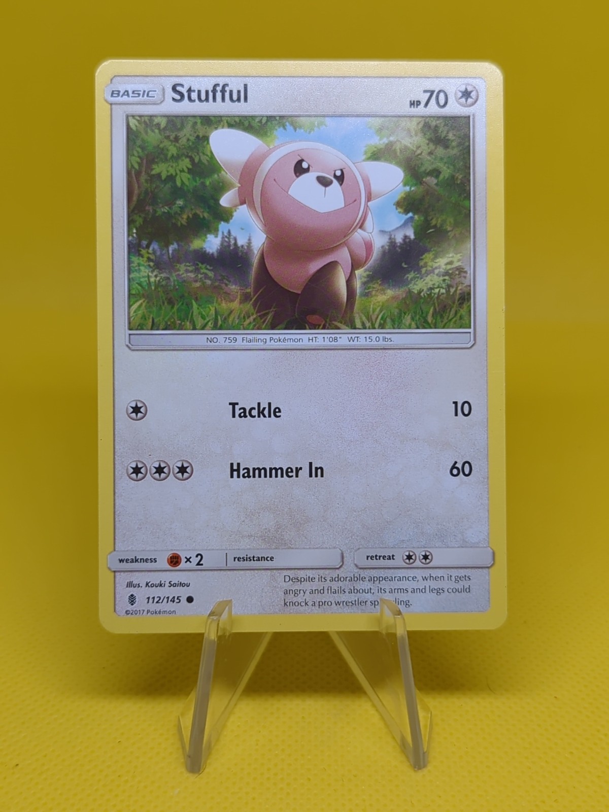 Pokemon - Stufful - 112/145 - Common