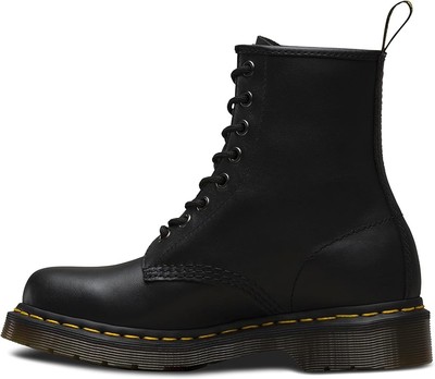 Dr. Martens Classic Black Leather Lace-Up Boots | size: 7men 1460 Smooth Leather Lace Up Boots in Black | Dr. Martens main image 2
