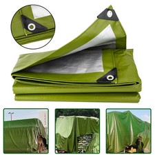 Large Tarpaulin Heavy Duty Regular Waterproof Cover Tarp Ground Camping Sheet