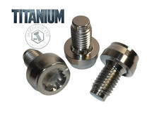M7 x 1mm 12mm long titanium rim bolts for Jaguar Senta Kalimnos Tornado wheels