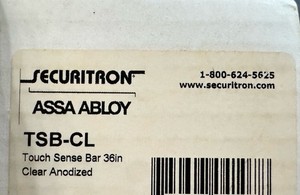 Securitron / ASSA ABLOY - TSB-CL - Securitron Touch Sense Bar - 36   AAB