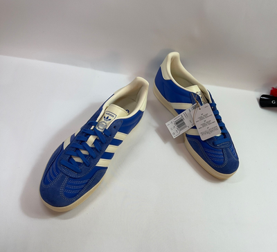 Adidas Originals Gazelle Indoor Blue White - Men\'s Size 7 - NWB adidas Gazelle Indoor Crystal White Blue Grey Men main image 4