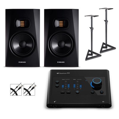 PreSonus Quantum ES2 Audio Interface  w/Adam Audio Monitors/Cables/Stands T7