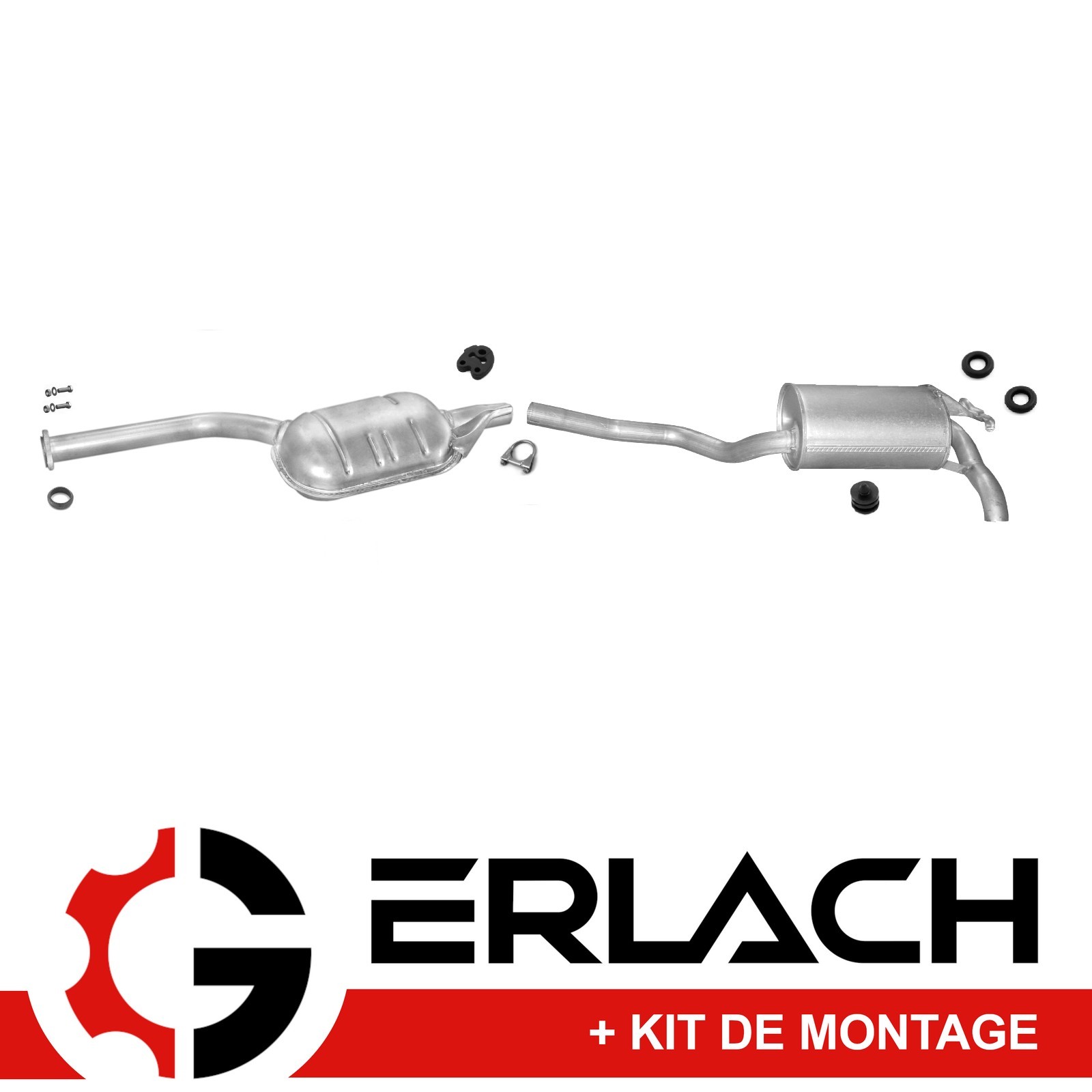 Silencieux Mercedes 190 W201 2.0 résout les fuites de gaz - Pot arrière anti-bruit