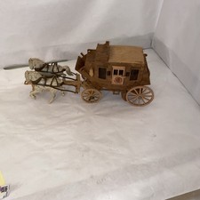 Vintage 1955 Roy Rogers Fix It Stagecoach With Horses