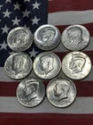 Assortment of Almost Uncirculated Kennedy Half Dollars 50C Coins $4 FV