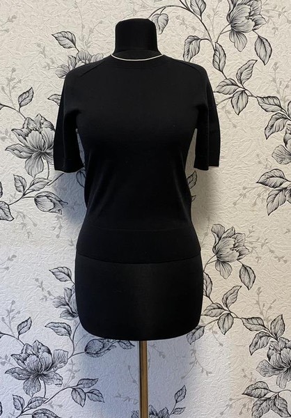 Women Dries van Noten Sweater Black Wool 34